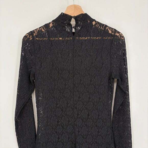 Abercrombie & Fitch Long Sleeve Lace Maxi Dress, Size Small - Picture 7 of 11